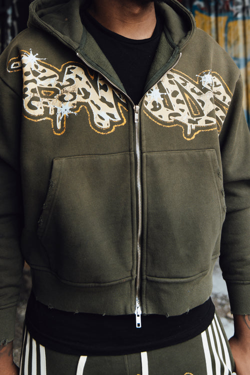 GRAFITTI JACKET (GREEN)